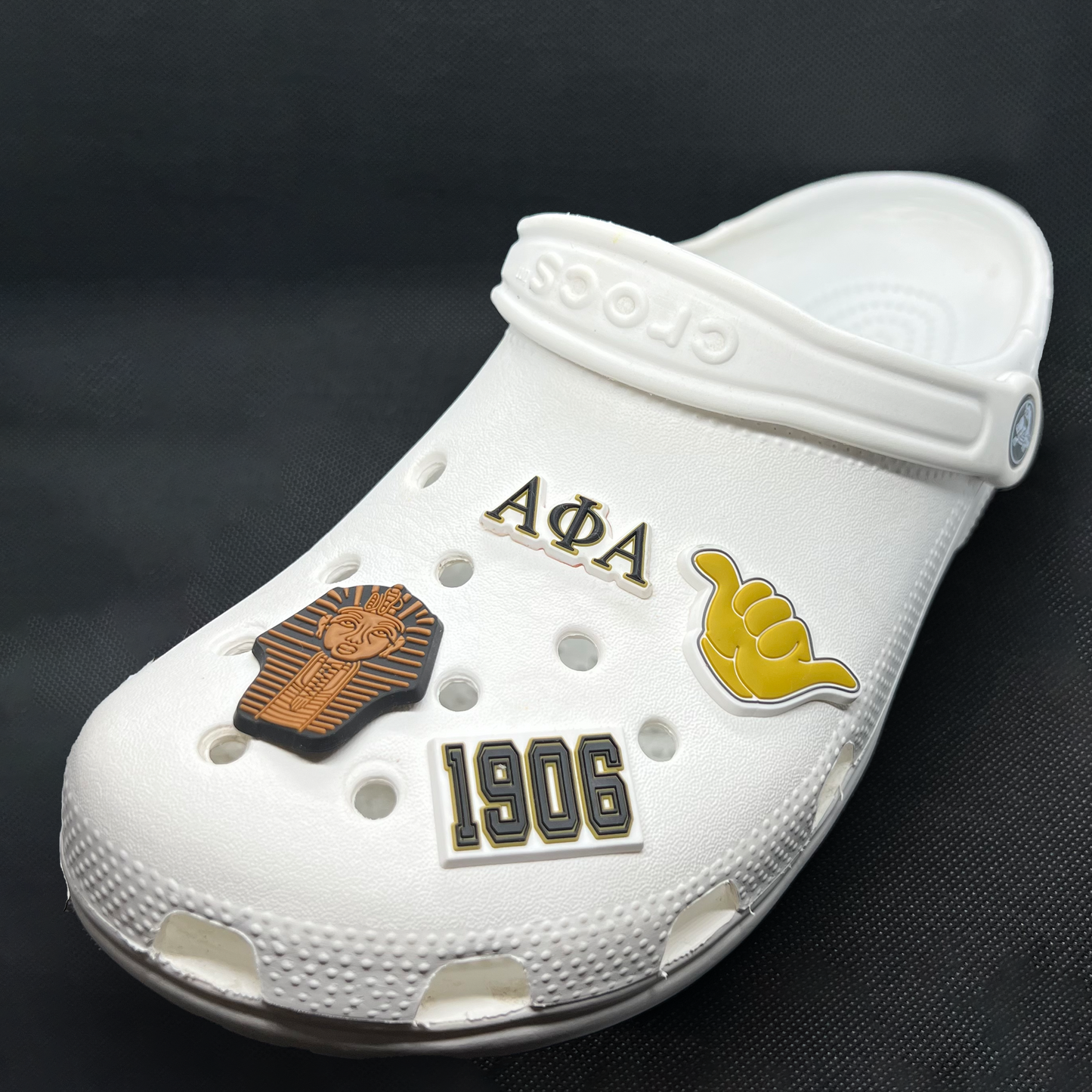 Alpha Phi Alpha Croc Charms