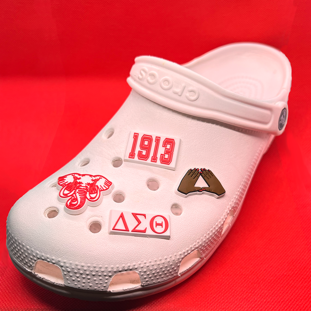 Delta Sigma Theta Croc Charms