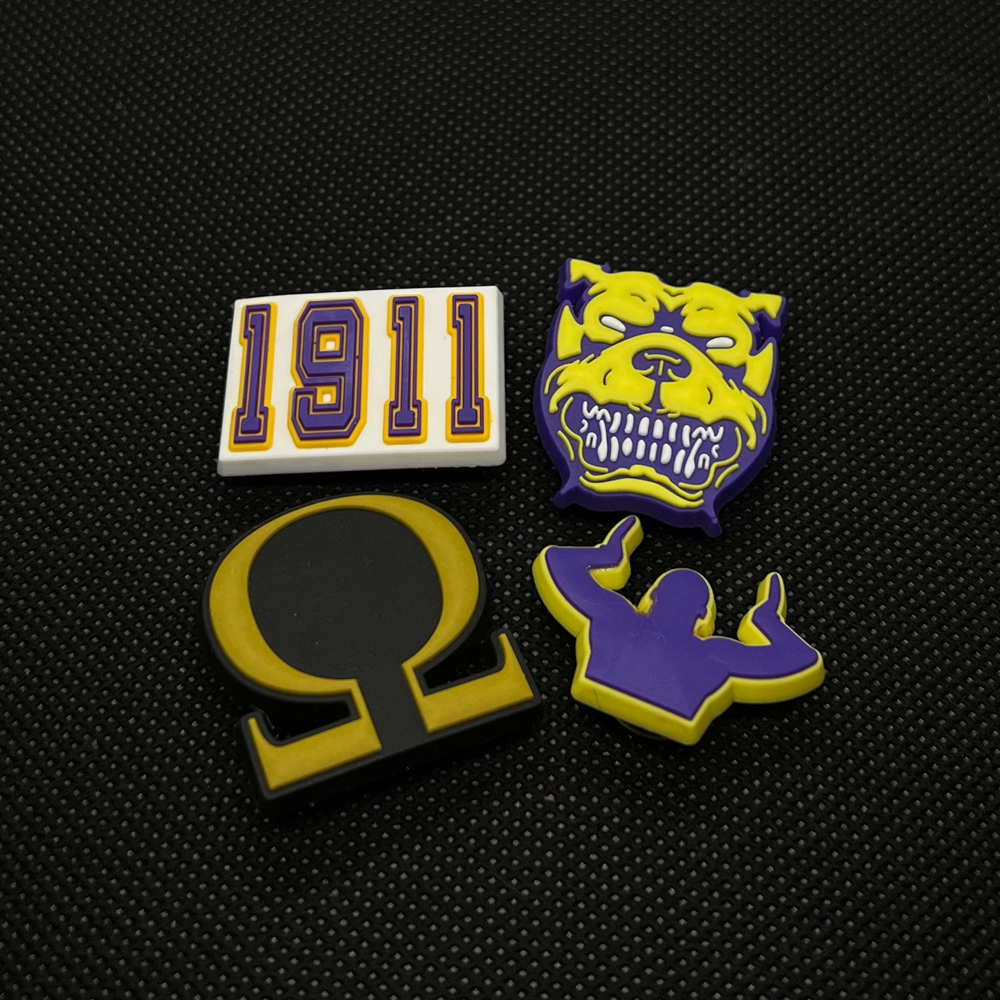 Omega Psi Phi Croc Charms