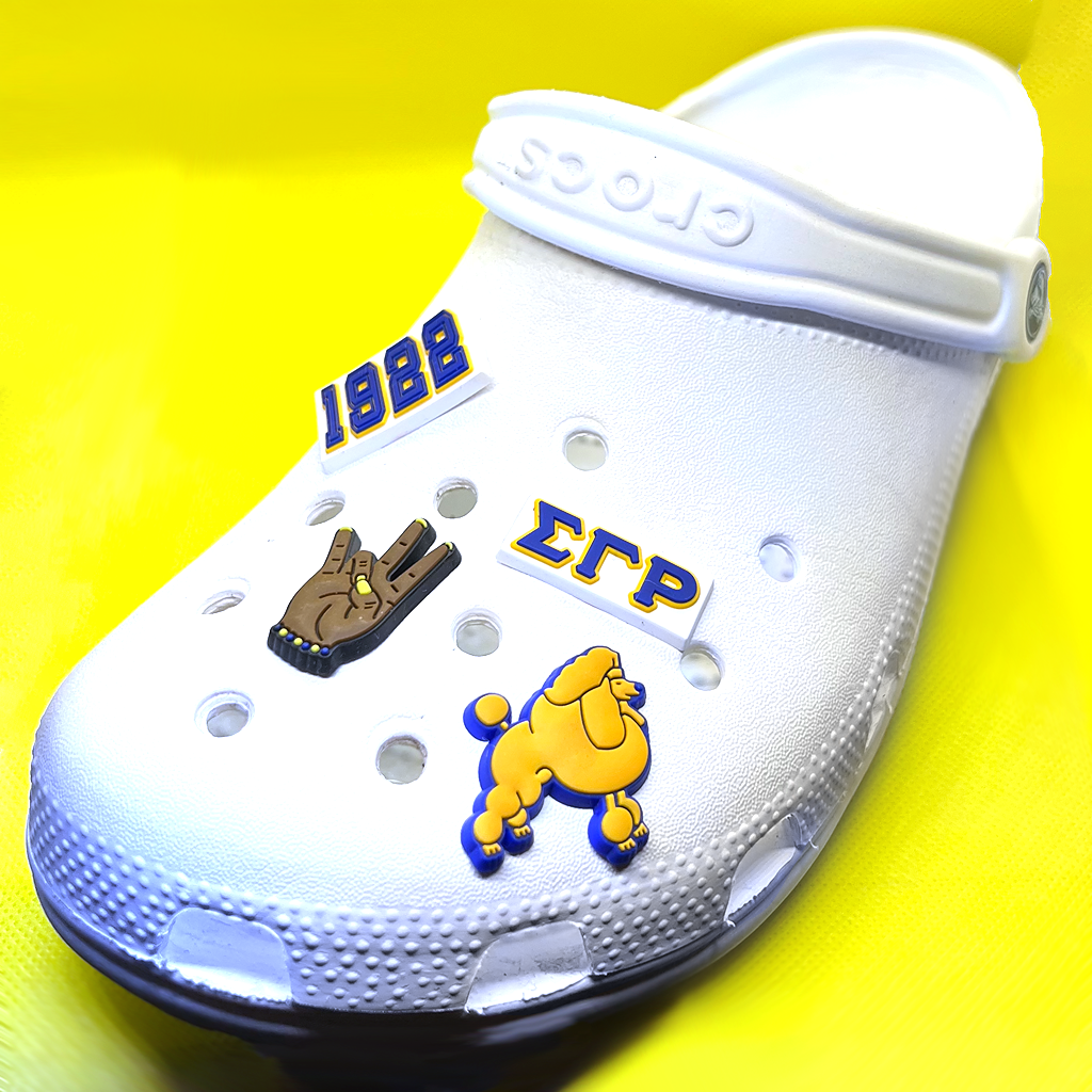 Sigma Gamma Rho Croc Charms