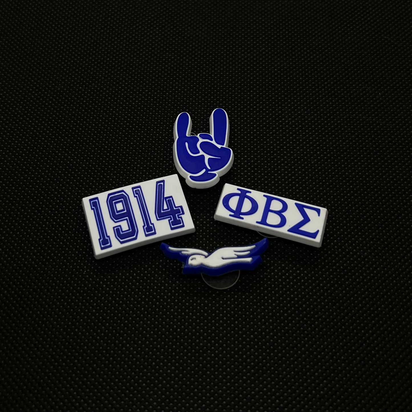 Phi Beta Sigma Croc Charms