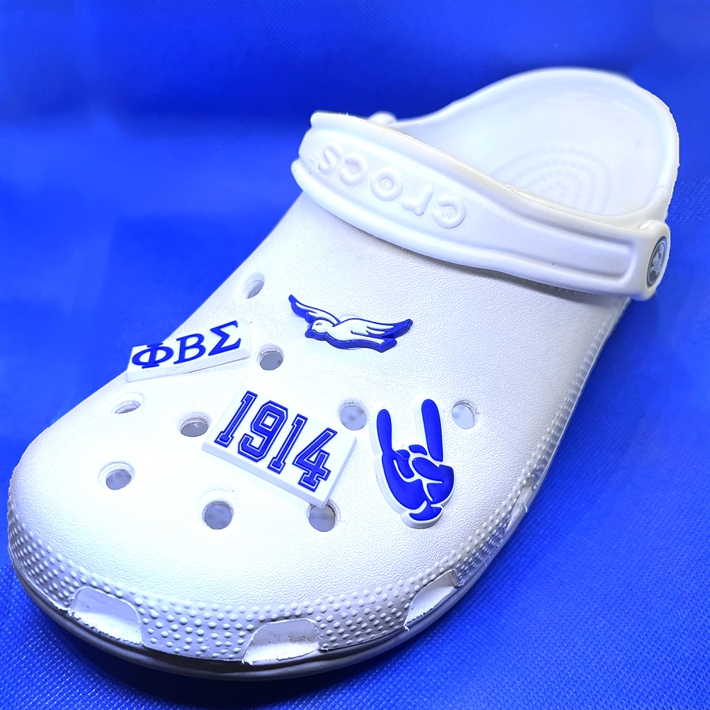 Phi Beta Sigma Croc Charms